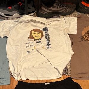 Penn State Chad powers White Graphic T-Shirt